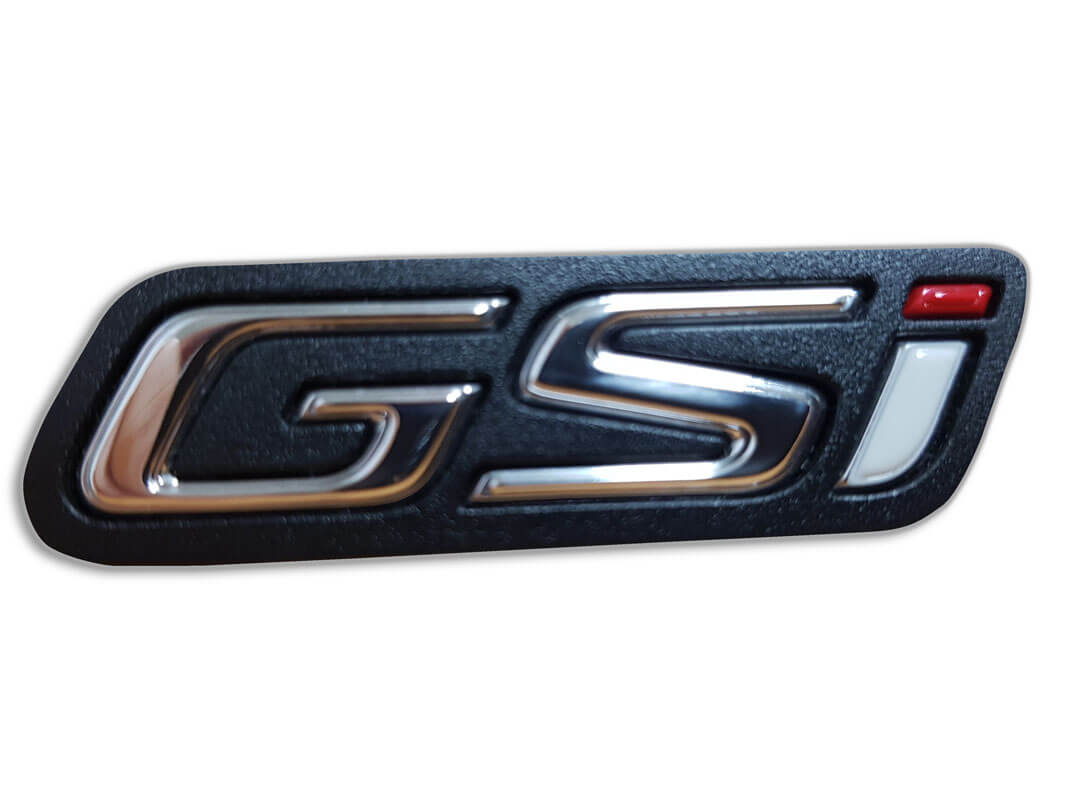 Logo GSI sur siège Injection plastique